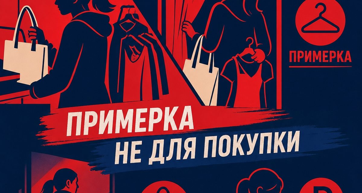 Северянка пришла примерить одежду, а вынесла из магазина сумку примерно за четыре тысячи рублей