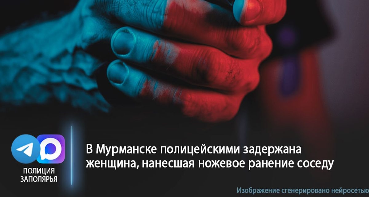 В Мурманске женщина ударила ножом соседа во время ссоры